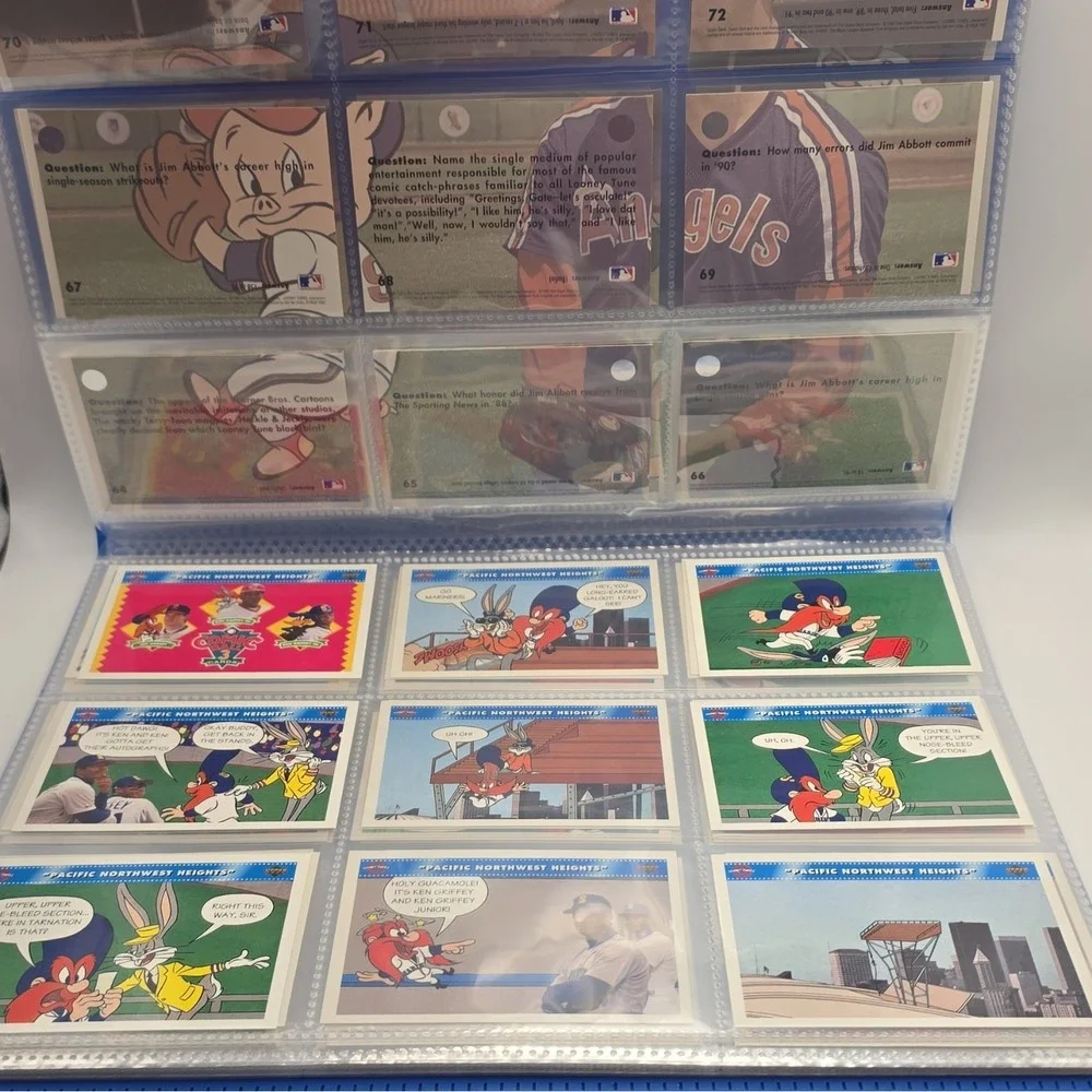 Upper Deck 1991 MLB Baseball Comic Ball 3 Set  Incomplete Bindered Set